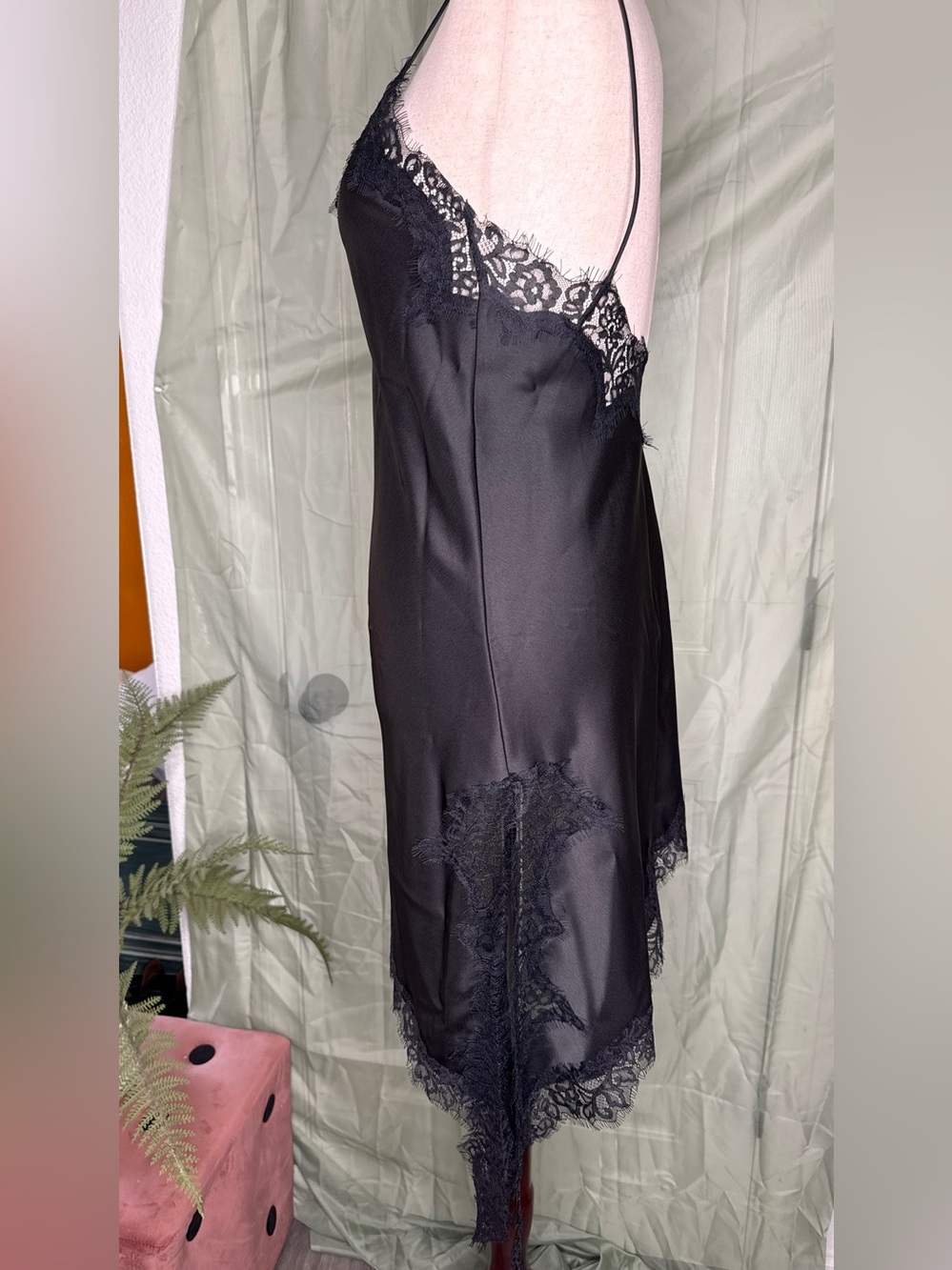 Zara ZW Collection Asymmetric Lace Dress - Picture 4 of 6